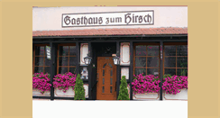 Desktop Screenshot of gasthaus-zum-hirsch-altlussheim.de